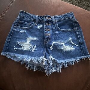 *BOGO* Cello High waisted frayed shorts